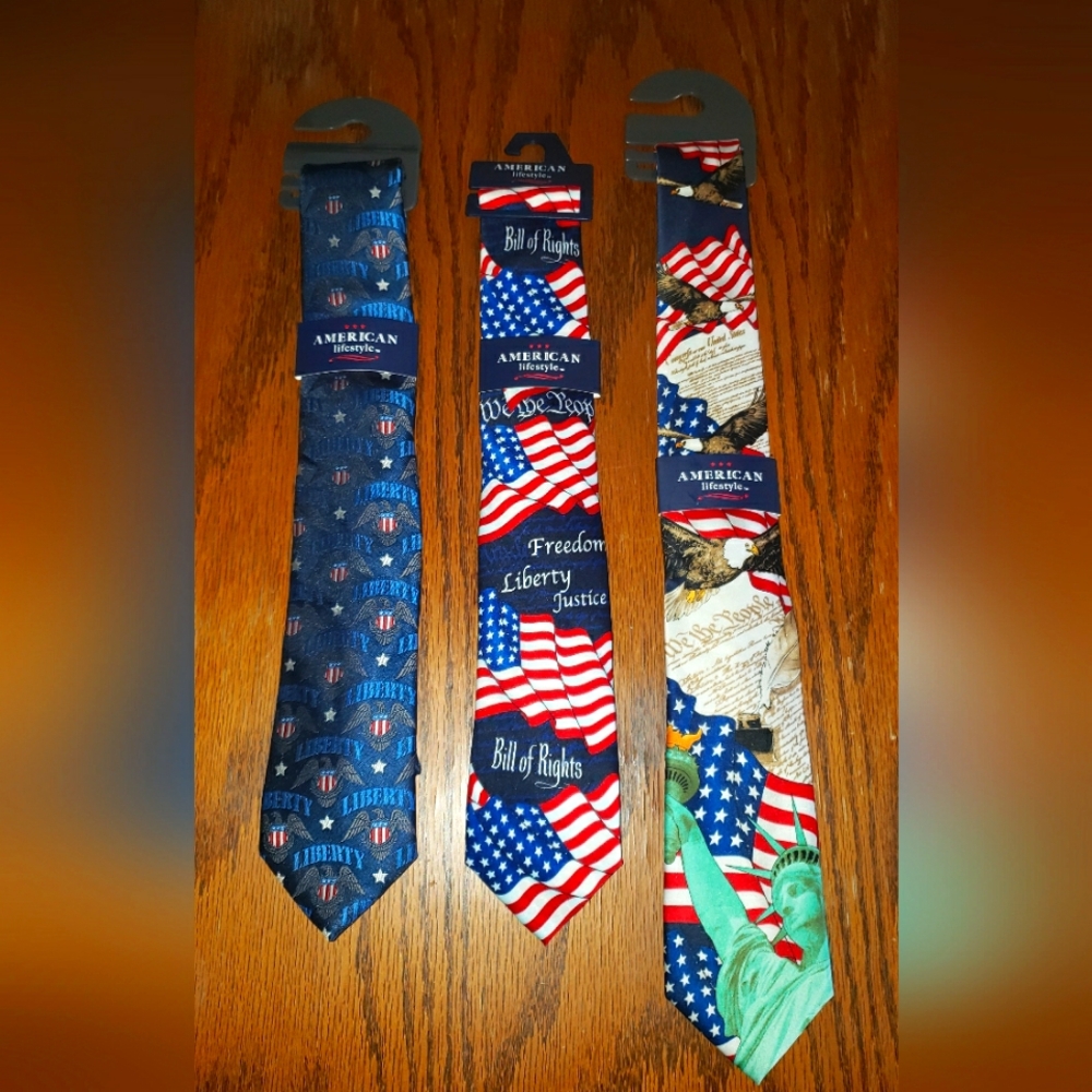 American Lifestyle Tie Bundle NWT